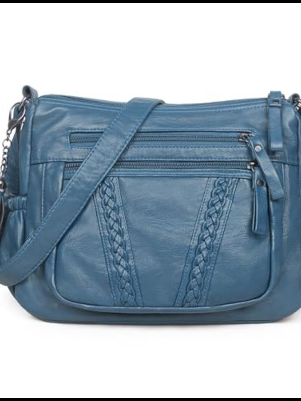 Women's Crossbody Bag PU Leather Tassel Hobo Shoulder Purse